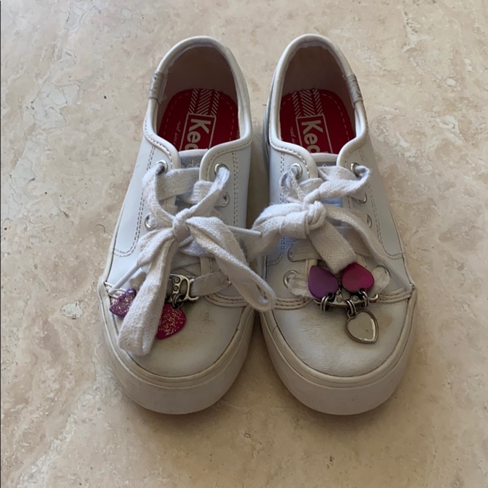 Keds Girls Leather Sneakers